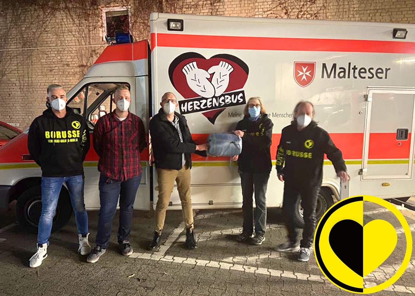 Spende für Obdachlose