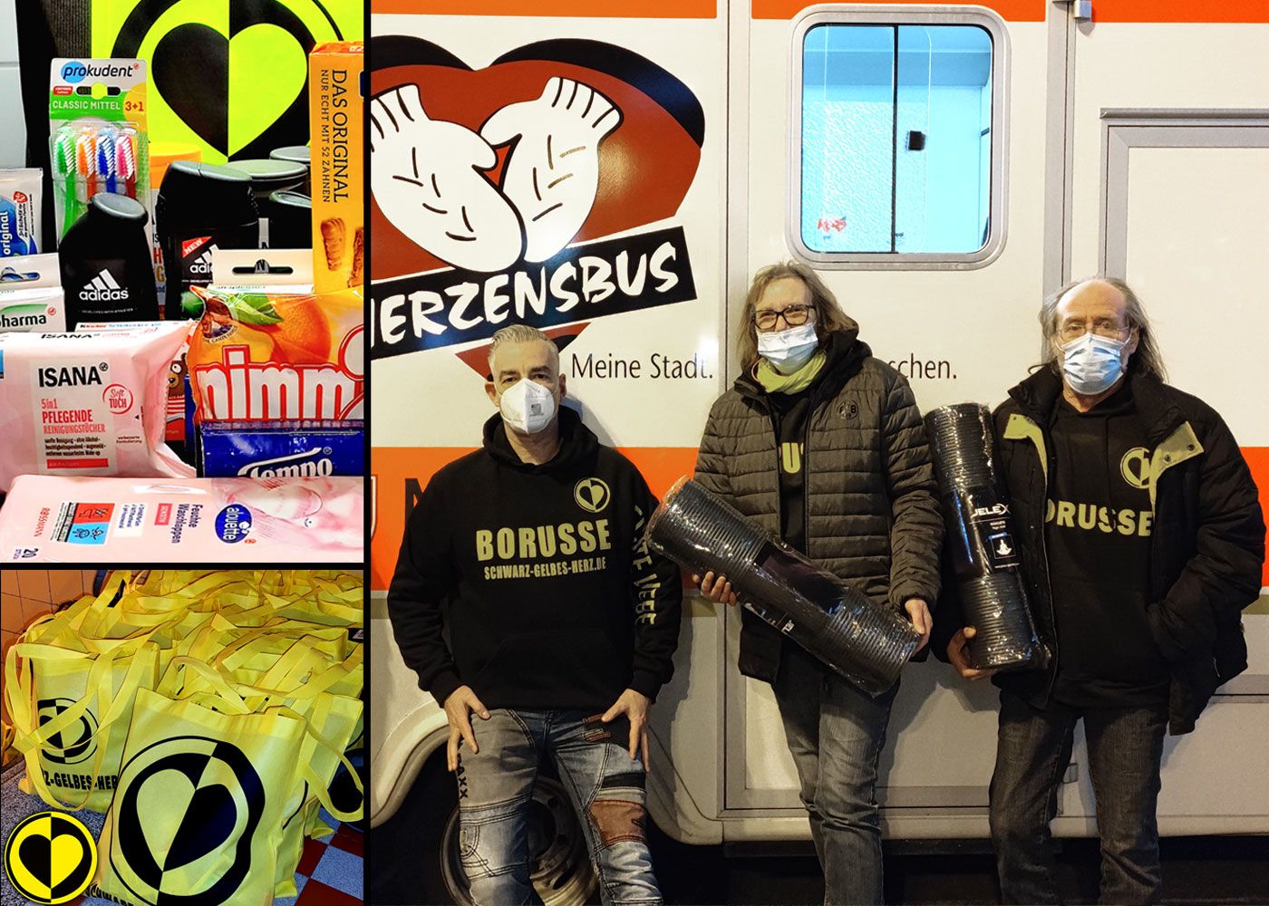 Spende für Obdachlose